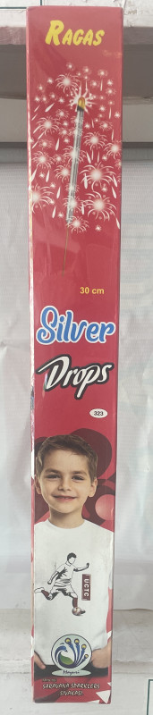 30CM SILVER DROPS